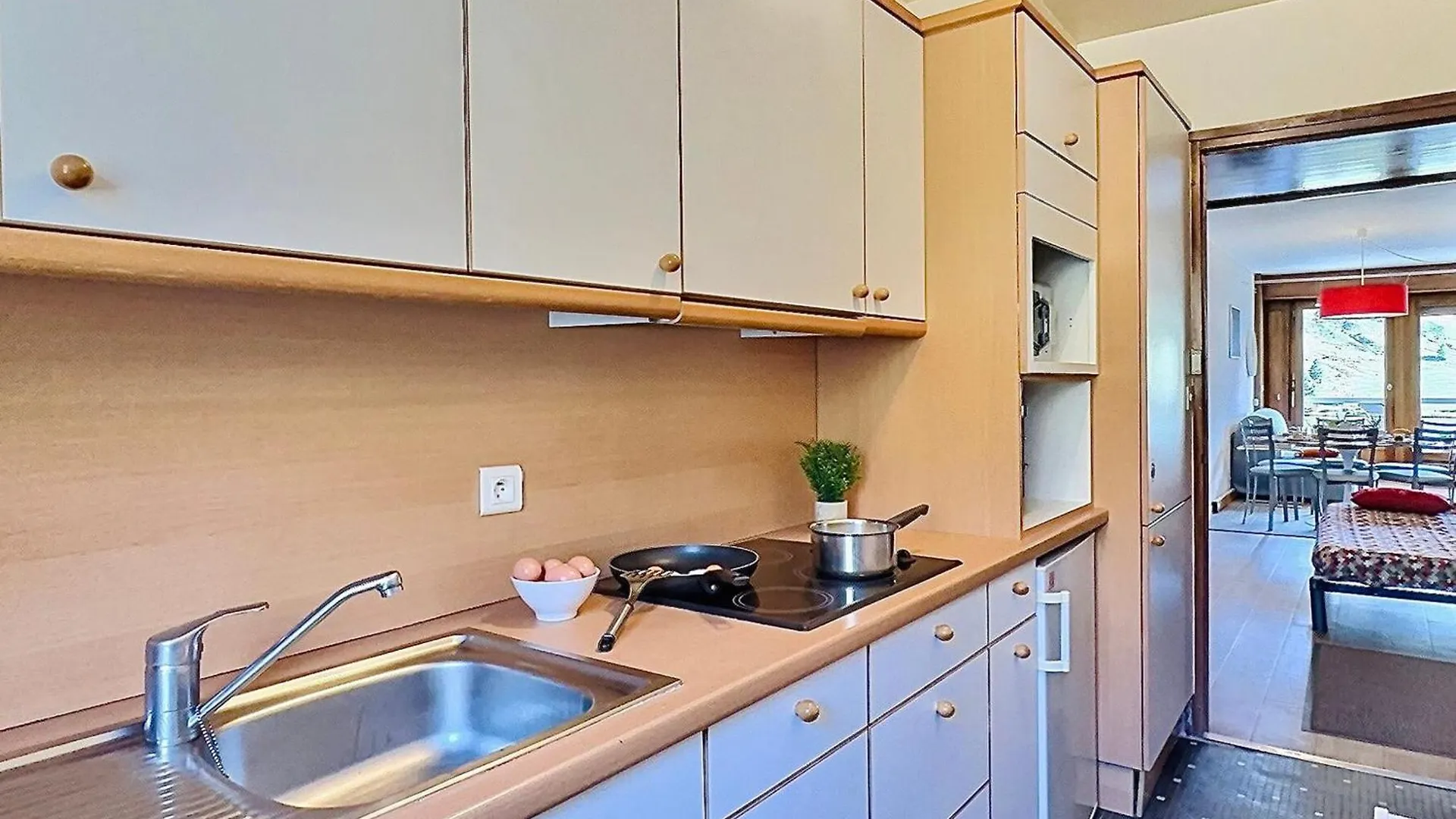 Grand 2 Pieces Fonctionnel, Balcon Sud, Coeur De Station, 6 Pers, Parking Inclus, Proche Pistes Et Commerces. - Fr-1-411-381 Tignes 0*,  Γαλλία